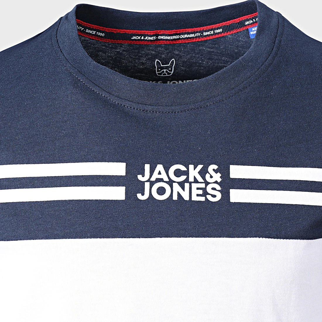 Coupon 💯 Tee 👚 Shirt Enfant Steve Bleu Marine Blanc de Jack And Jones 🌟 2 Coupon 💯 Tee 👚 Shirt Enfant Steve Bleu Marine Blanc de Jack And Jones 🌟 – Image 2